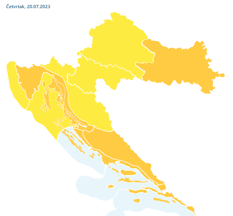 Upozorenje zbog vremena