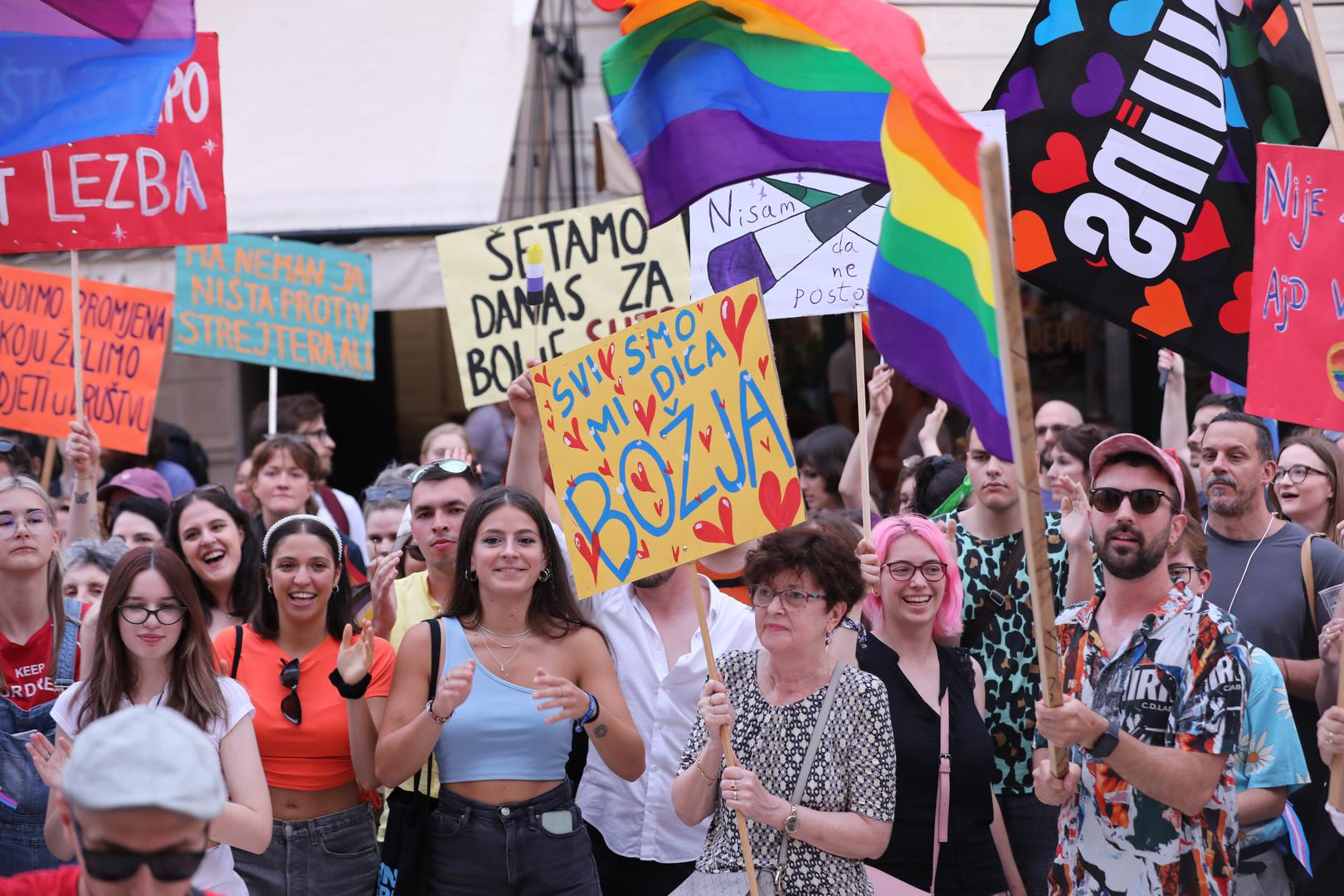 03.06.2023., Split - Odrzana dvanaesta splitska Povorka ponosa - Split Pride Photo: Ivo Cagalj/PIXSELL