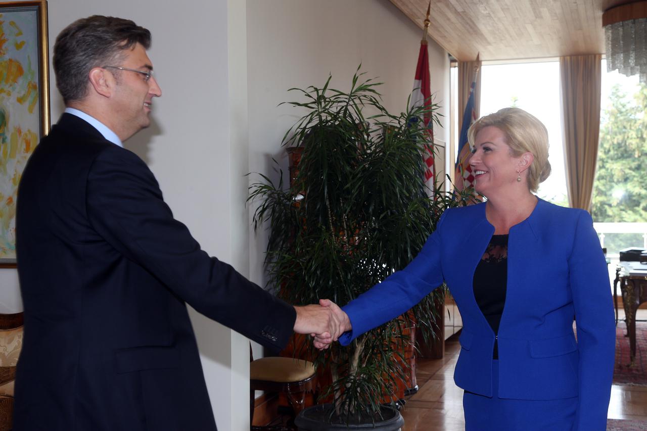 Andrej Plenković i Kolinda Grabar-Kitarović