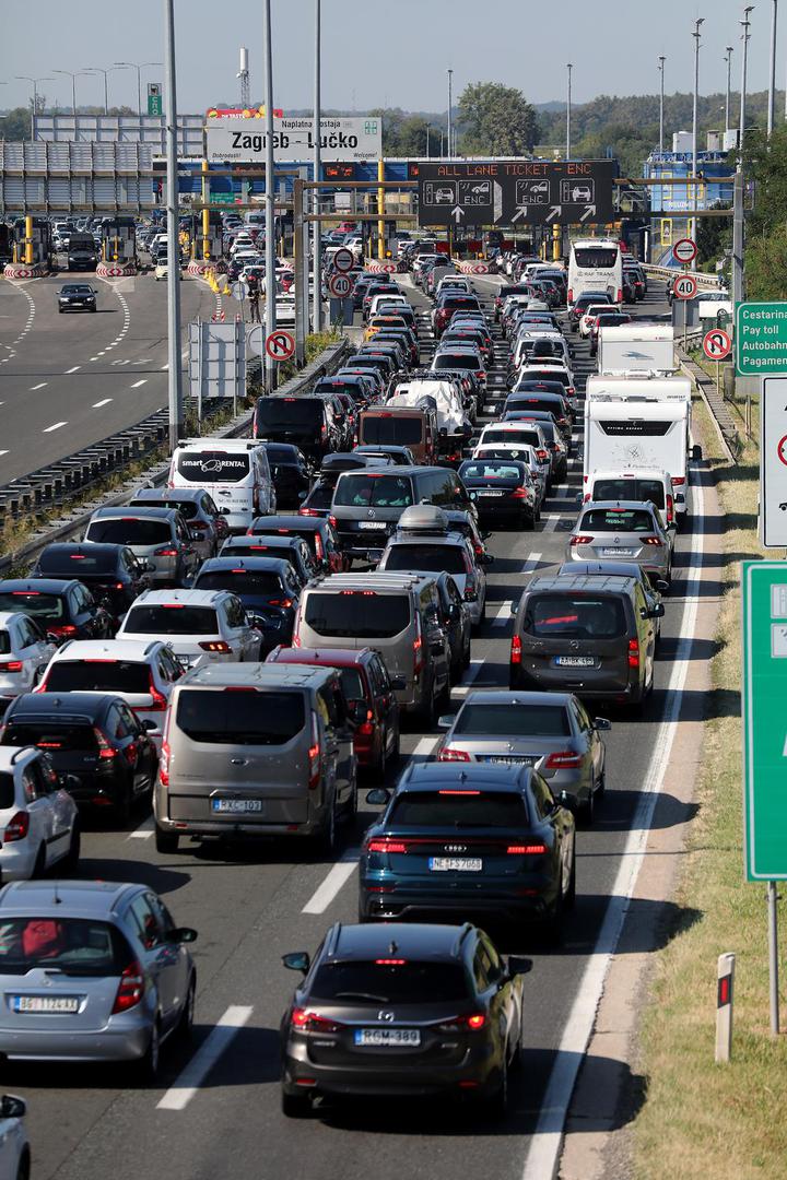 Kolona će biti tijekom cijelog vikenda.