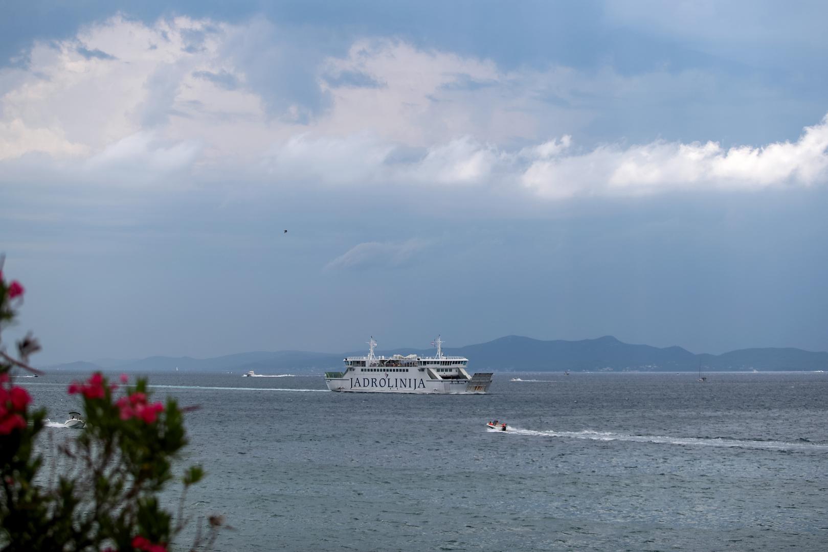 22.07.2024., Zadar - Nakon suncanog i sparnog jutra prema Zadru je krenulo nevrijeme Photo: Sime Zelic/PIXSELL