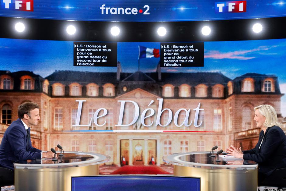 French presidential election debate in Paris