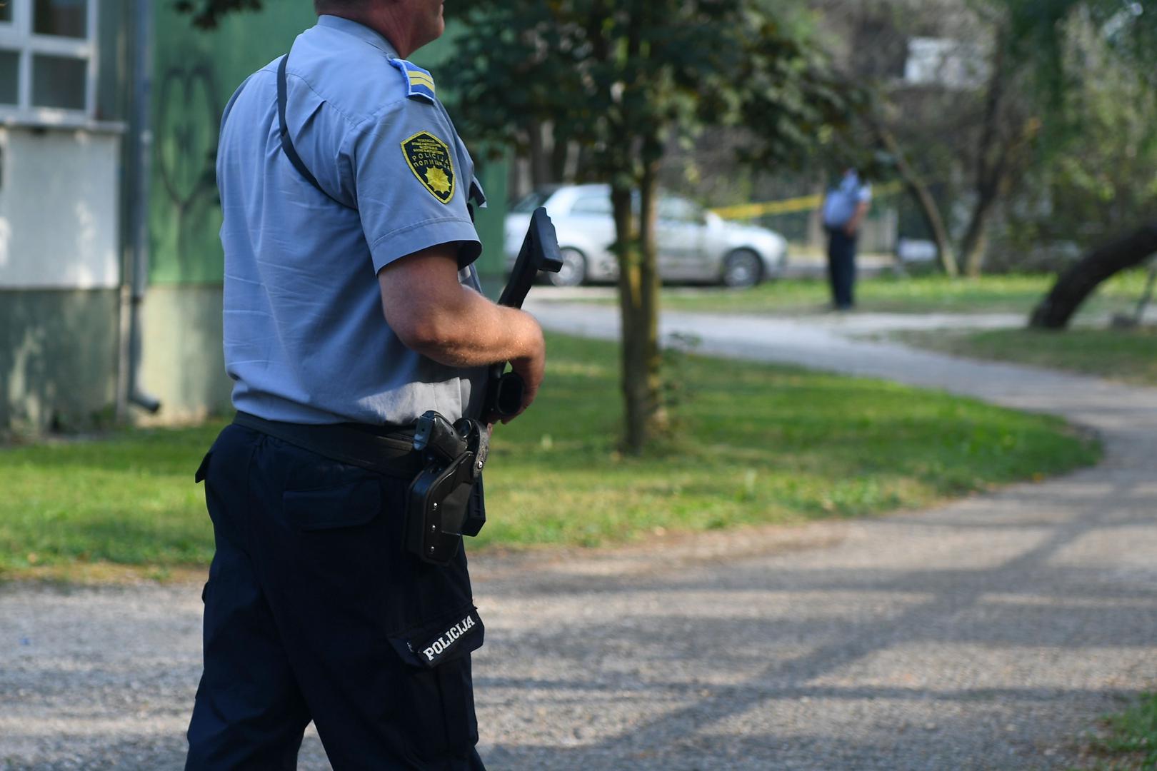 21.8.2024., Sanski Most, Bosna i Hercegovina - U jutarnjim satima doslo je do pucnjave u prostorijama GImnazije u Sanskom Mostu, troje mrtvih. Photo: Josip Mikacic/PIXSELL