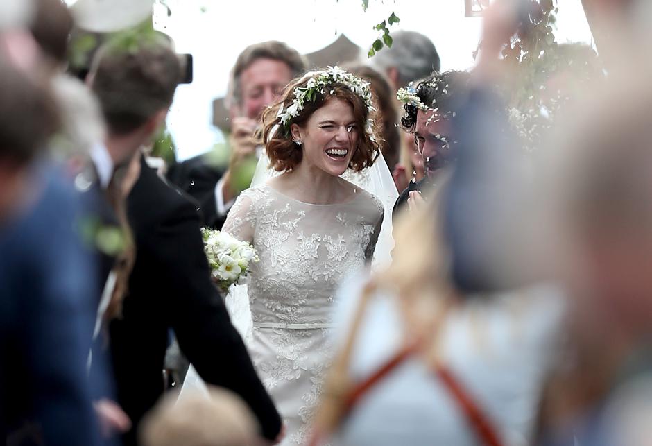 Kit Harington and Rose Leslie wedding