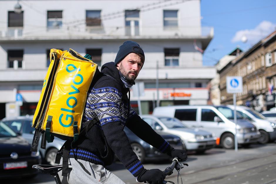 Glovo dostavljač Dražen Blažević