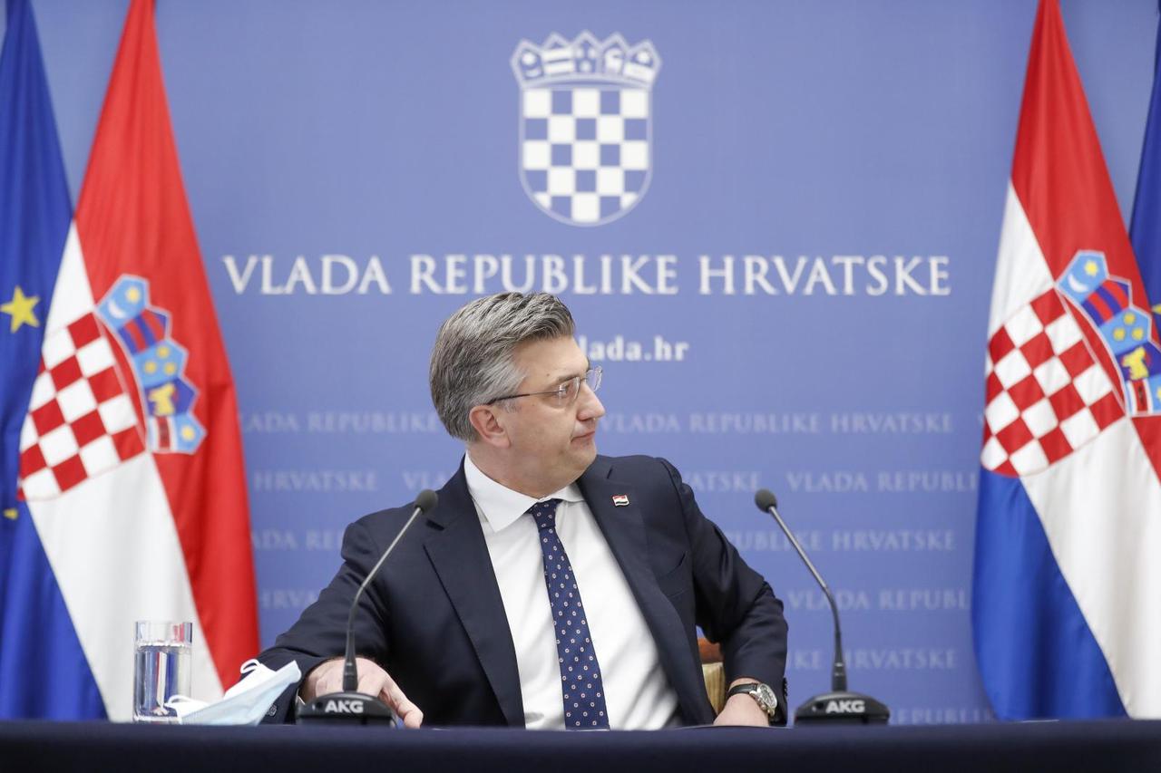 Zagreb: Andrej Plenković održao konferenciju za medije