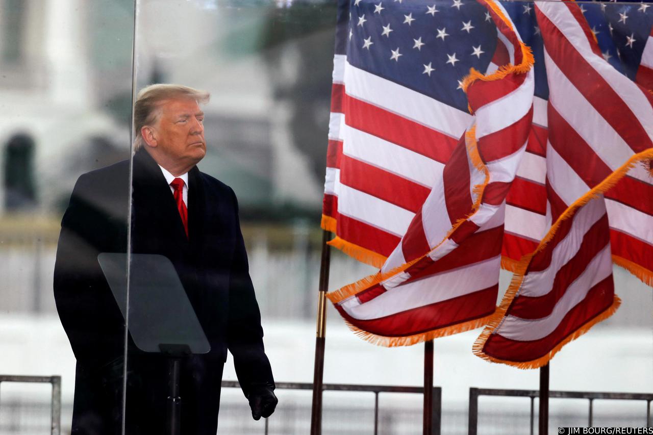 FILE PHOTO: U.S. President Donald Trump holds a rally to contest the certification of the 2020 U.S. presidential election results by the U.S. Congress in Washington