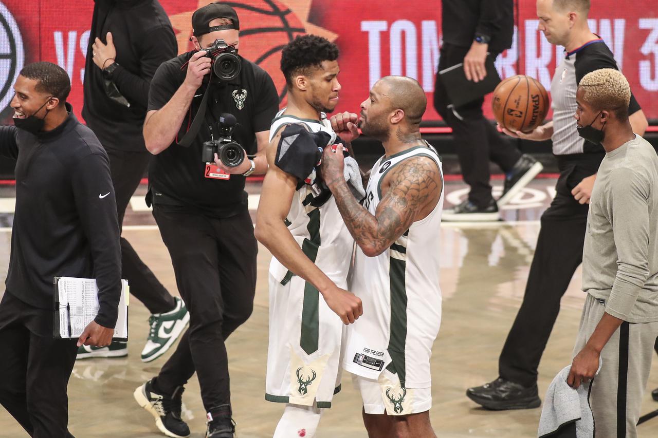 NBA: Playoffs-Milwaukee Bucks at Brooklyn Nets