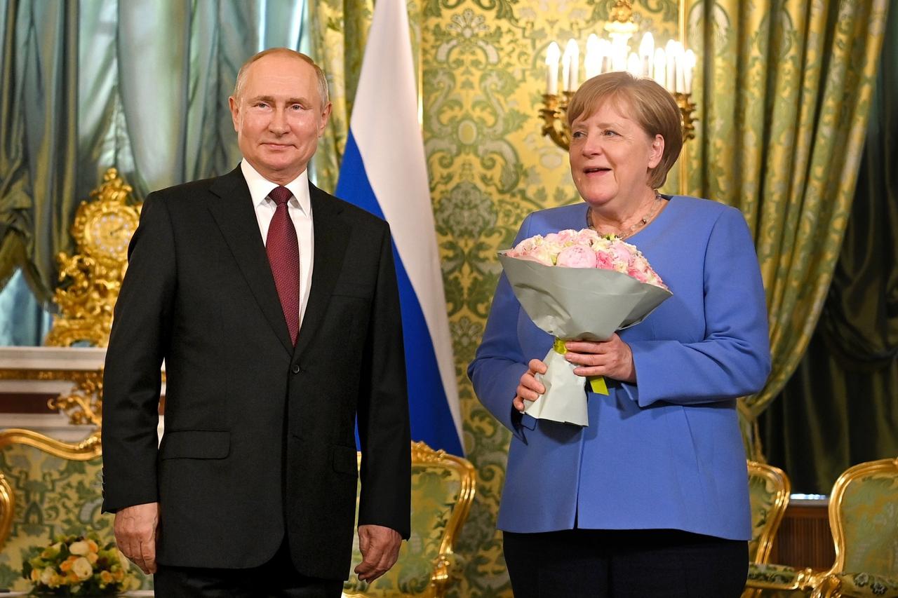 Angela Merkel i Vladimir Putin