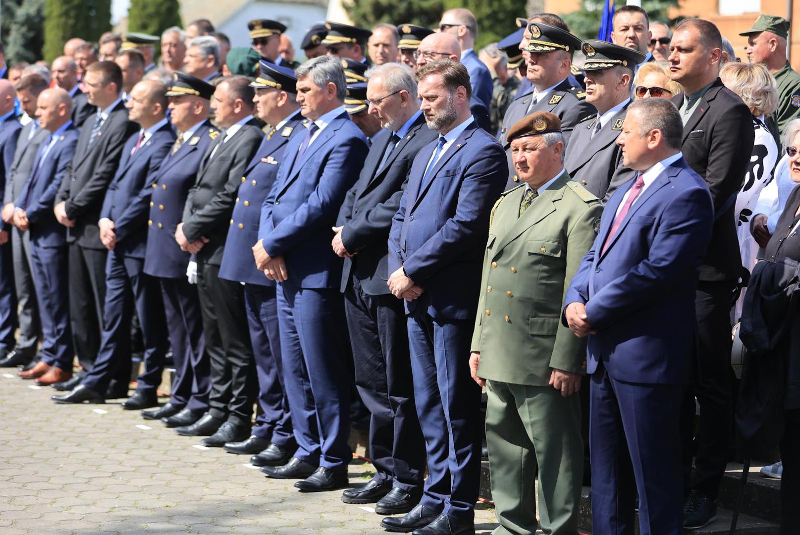 02.05.2022., Borovo - Obiljezavanje 31. obljetnice stradavanja dvanaestorice hrvatskih redarstvenika - Memorijal 12 redarstvenika.
  Photo: Davor Javorovic/PIXSELL