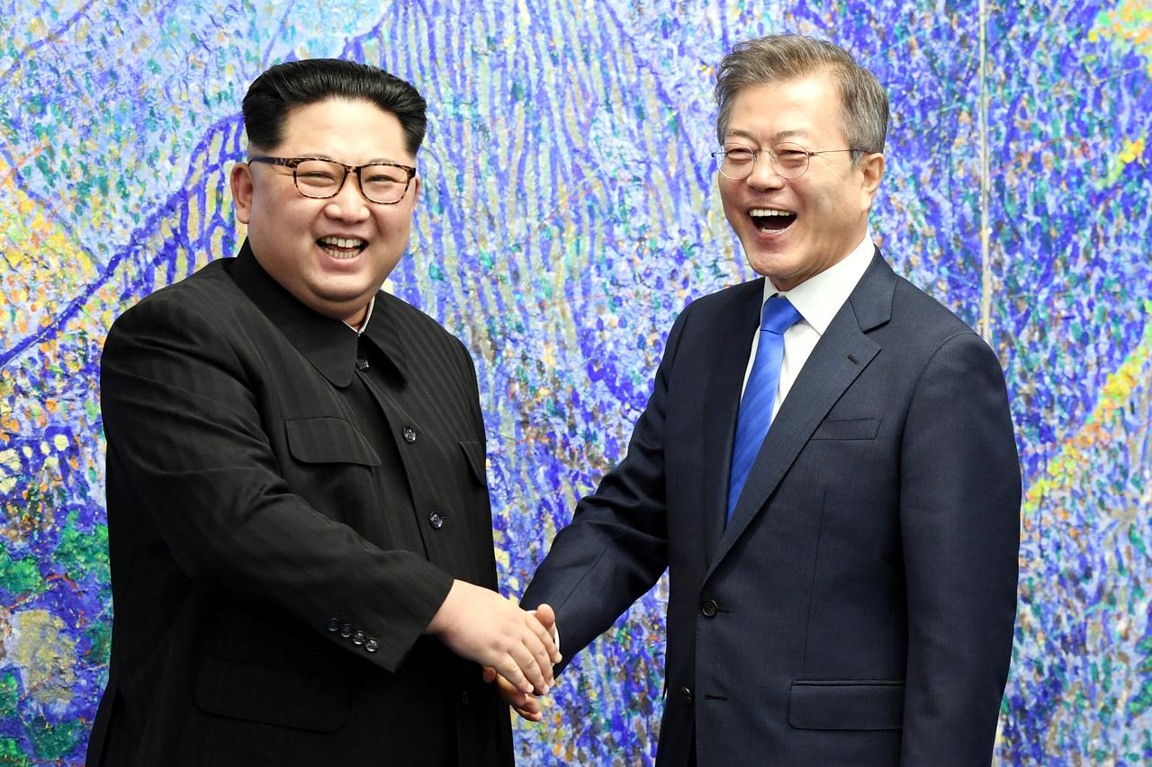 Kim Jong Un i Moon Jae-in