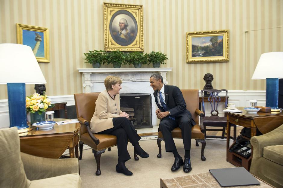 Obama i Merkel