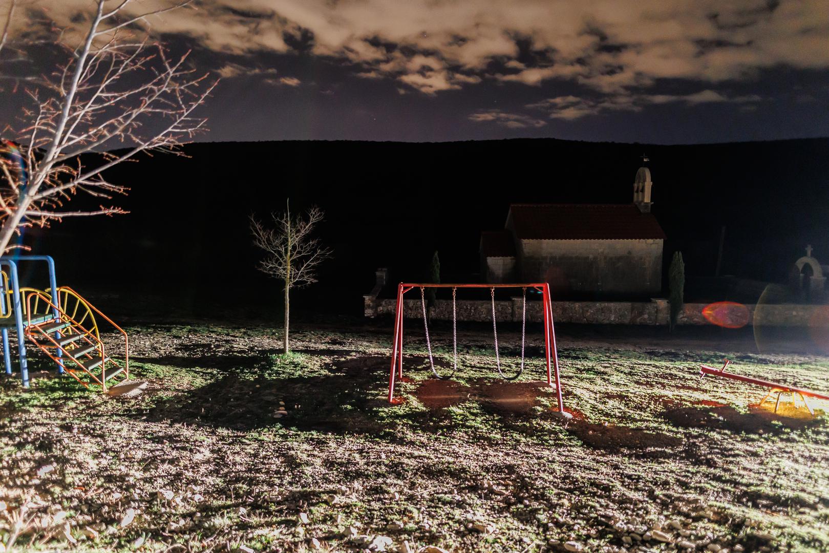 03.03.2024., Solin - Blace. Crkvica Gospe od Zdravlja i izletiste koje se nalazi sa druge strane Kozjaka svjedocilo je strasnoj Nesreci gdje je ozljedjena Djevojcica. Photo: Zvonimir Barisin/PIXSELL