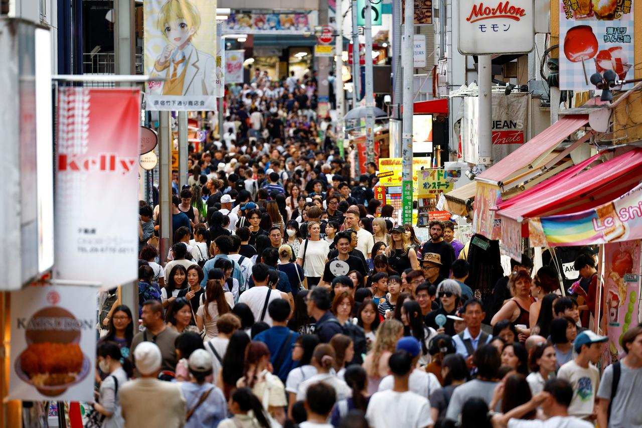 Harajuku shopping area in Tokyo