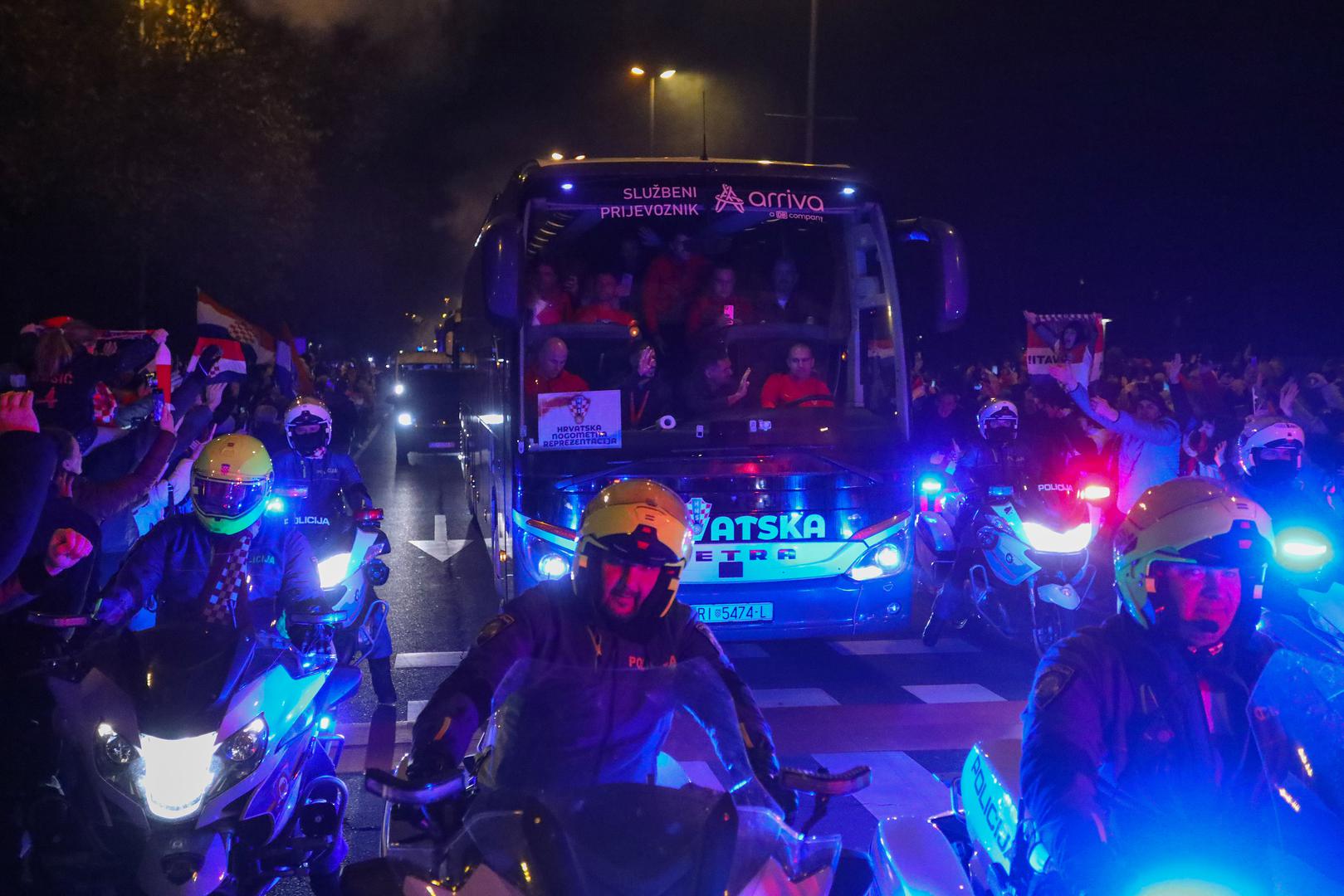 18.12.2022., Zagreb - Svecani docek hrvatske nogometne reprezentacije u Zagrebu nakon osvojenog treceg mjesta na Svjetkom prvenstvu u Katru. Photo: Kristina Stedul Fabac/PIXSELL