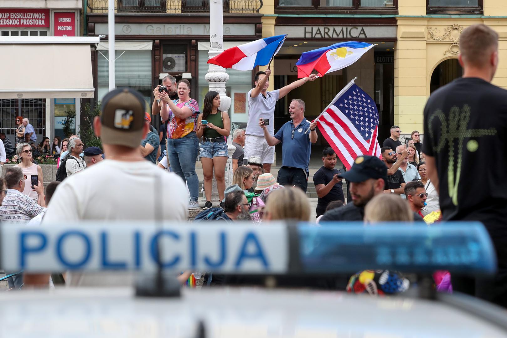 10.06.2022., Zagreb - 22. Povorka ponosa LGBTIQ+ zajednice, osoba i duginih obitelji Zagreb Pridea ove se godine odrzava pod sloganom "Zajedno za trans prava!". Photo: Matija Habljak/PIXSELL