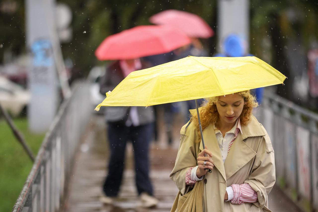 Sarajevo: Kišno jutro u sarajevskom Vilsonovom šetalištu