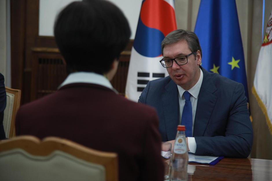 Beograd: Sastanak Aleksandra Vučića s prvom potpredsjednicom Narodne skupštine Republike Koreje Kim Young-Joo