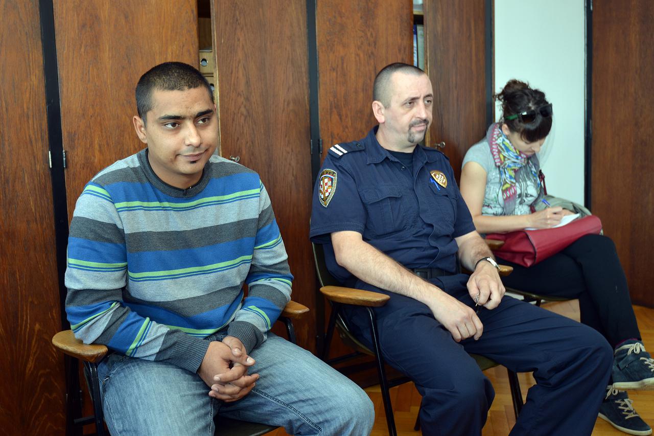 27.05.2014., Ulica brace Radic, Varazdin - Sudjenje Bojanu Amicu za pokusaj ubojstva Alena Mujkica. Photo: Marko Jurinec/PIXSELL