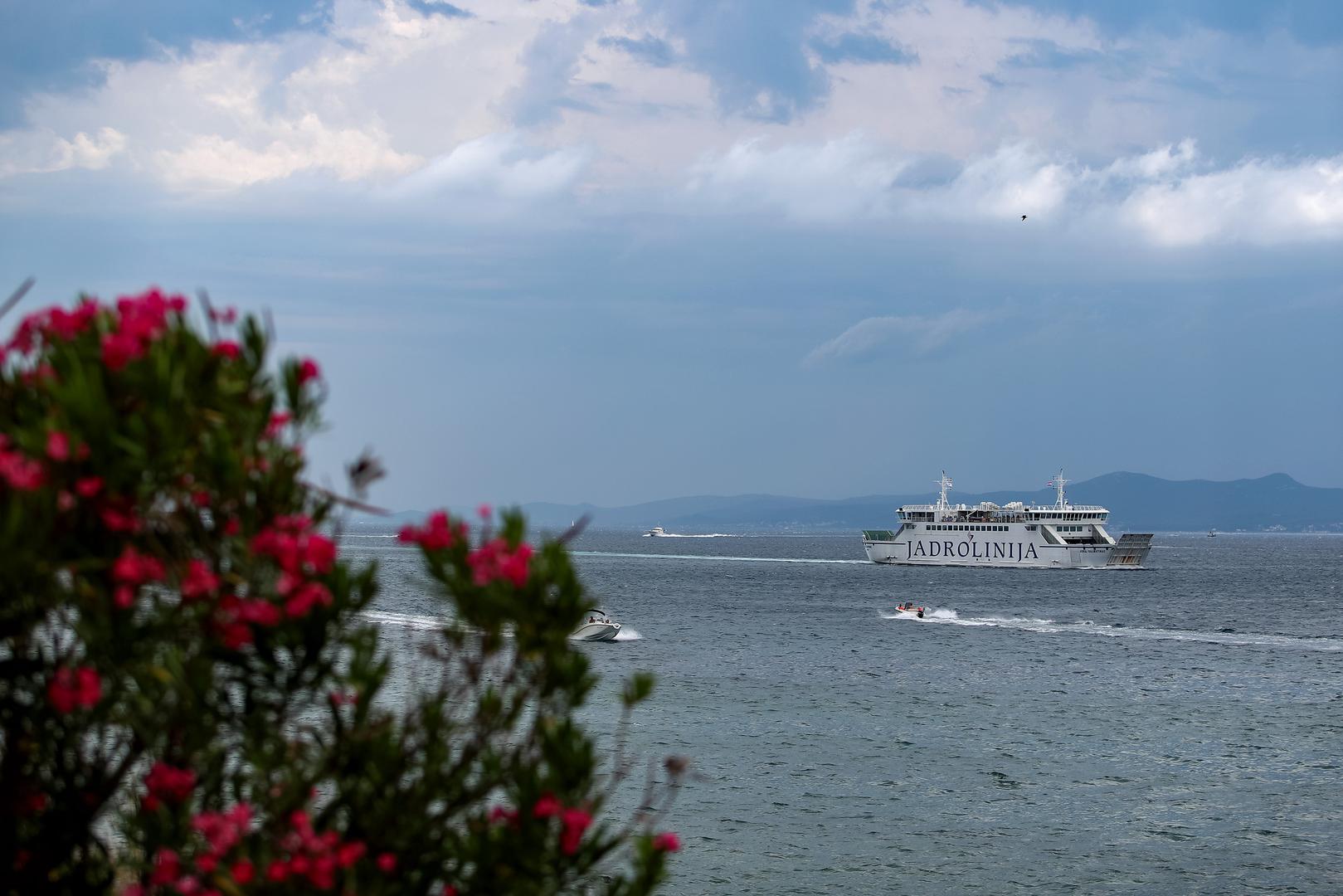 22.07.2024., Zadar - Nakon suncanog i sparnog jutra prema Zadru je krenulo nevrijeme Photo: Sime Zelic/PIXSELL