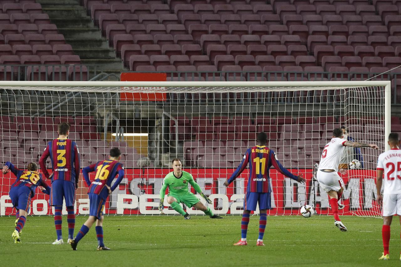 Copa del Rey - Semi Final Second Leg - FC Barcelona v Sevilla