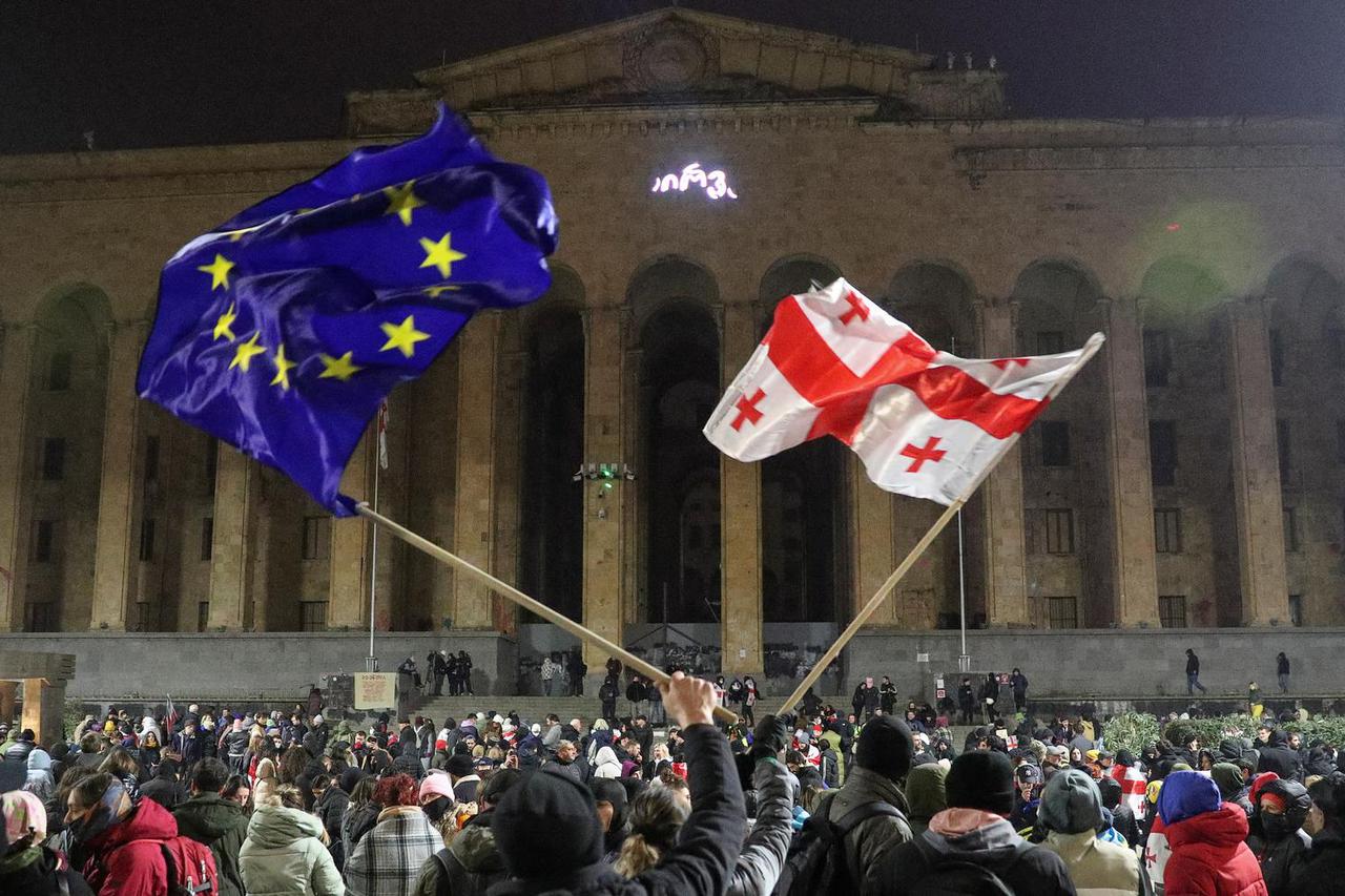 Georgian opposition holds pro-EU rally in Tbilisi