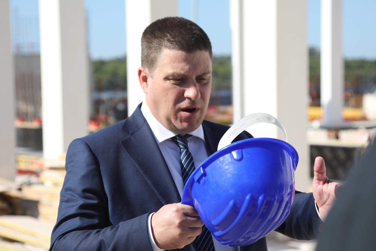 Šibenik: Ministar Butković obišao gradilište pomorsko-putničkog terminala