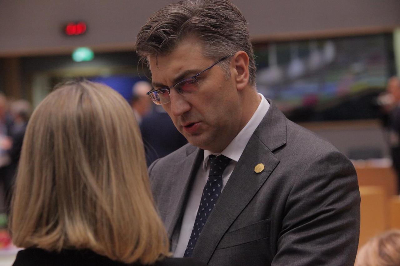 Andrej Plenković u Bruxellesu