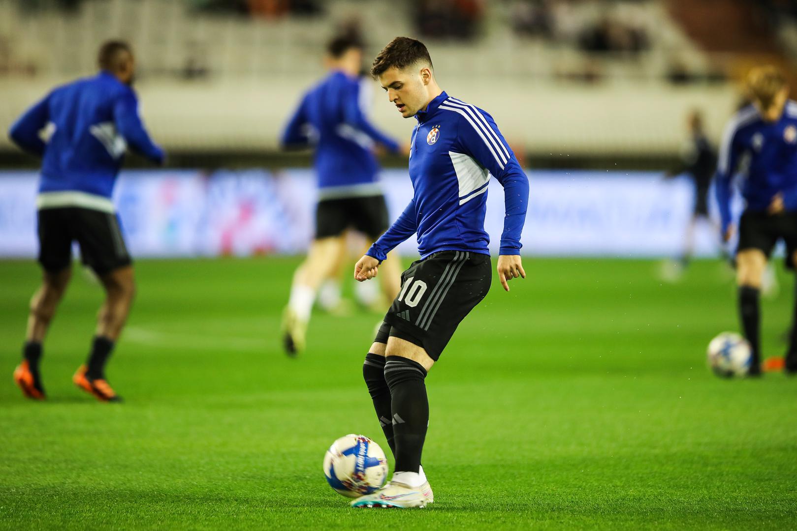 30.03.2024., Split, stadion Poljud - SuperSport HNL, 28. kolo, HNK Hajduk - GNK Dinamo. Martin Baturina Photo: Sime Zelic/PIXSELL