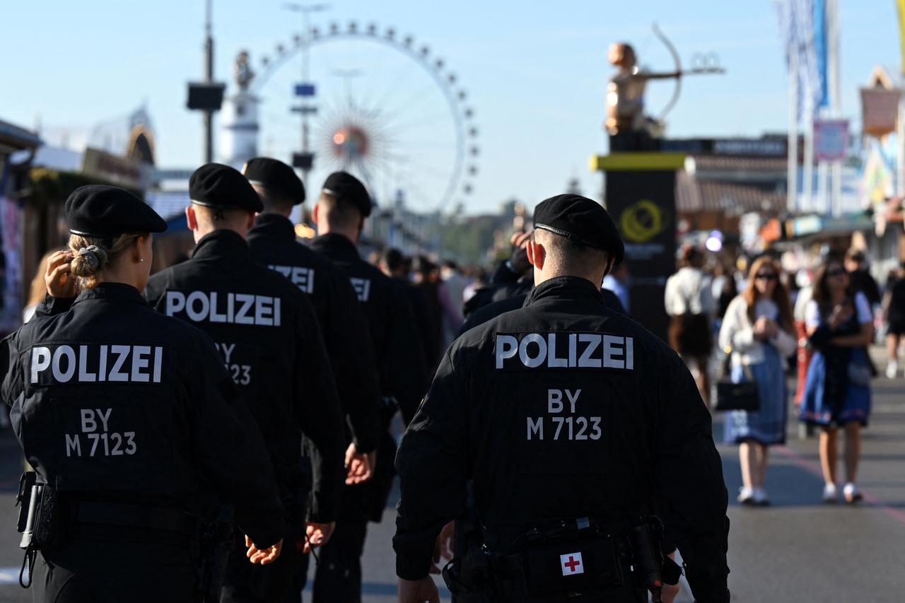 Official opening of the 189th Oktoberfest, the world's largest beer festival in Munich