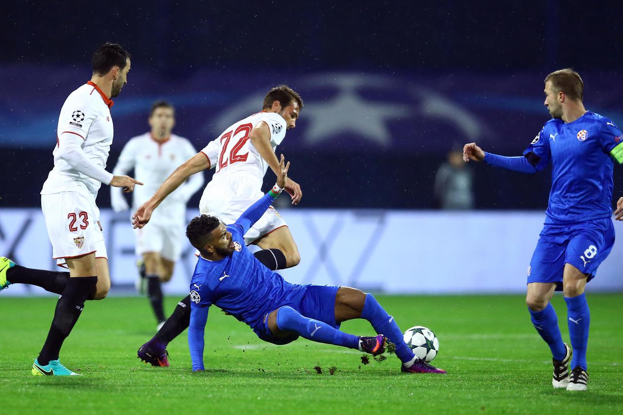 Zagreb: GNK Dinamo protiv FC Sevilla u 3. kolu UEFA Lige prvaka