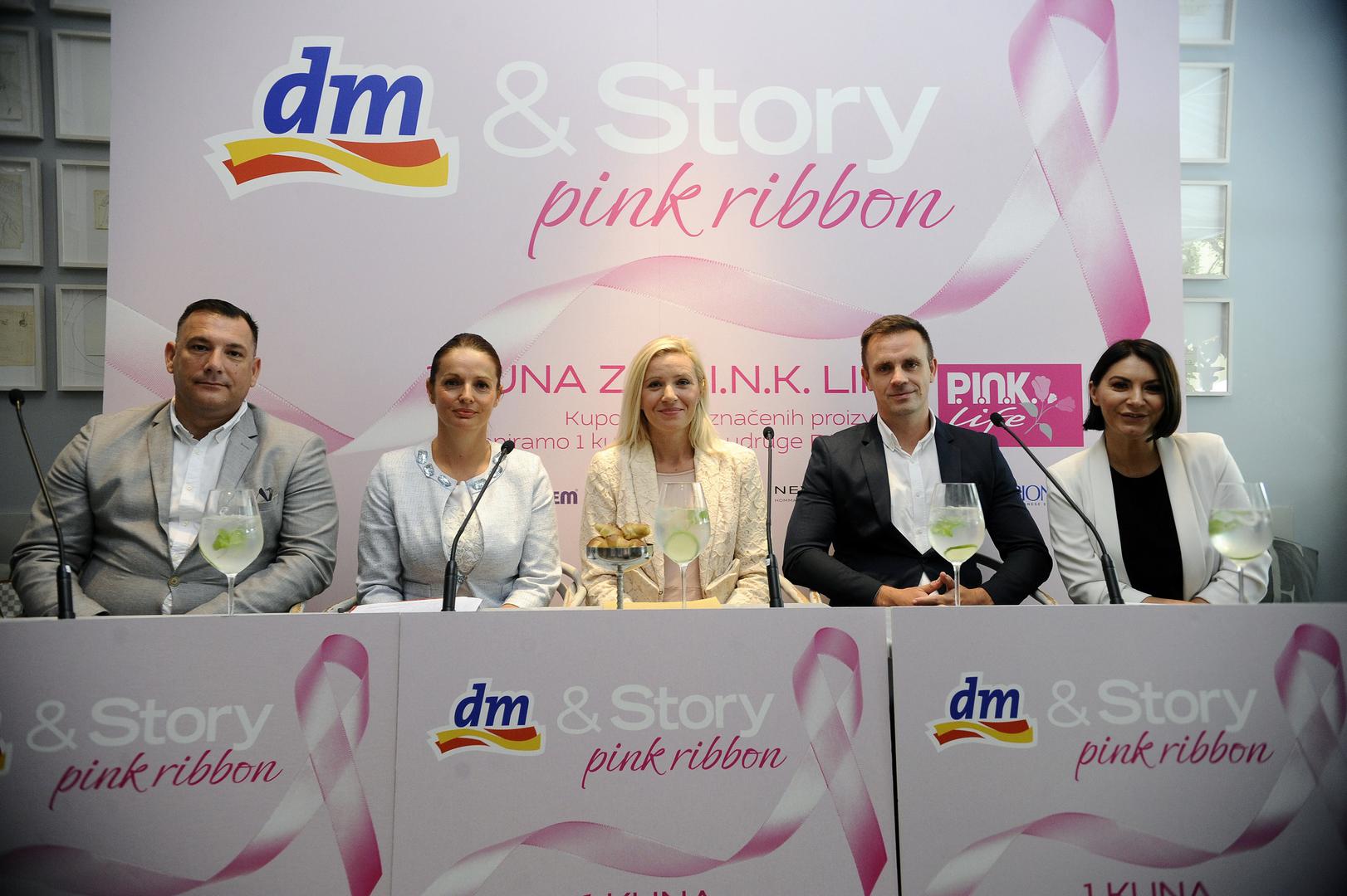 Govornici na konferenciji za medije povodom najave projekta Pink ribbon