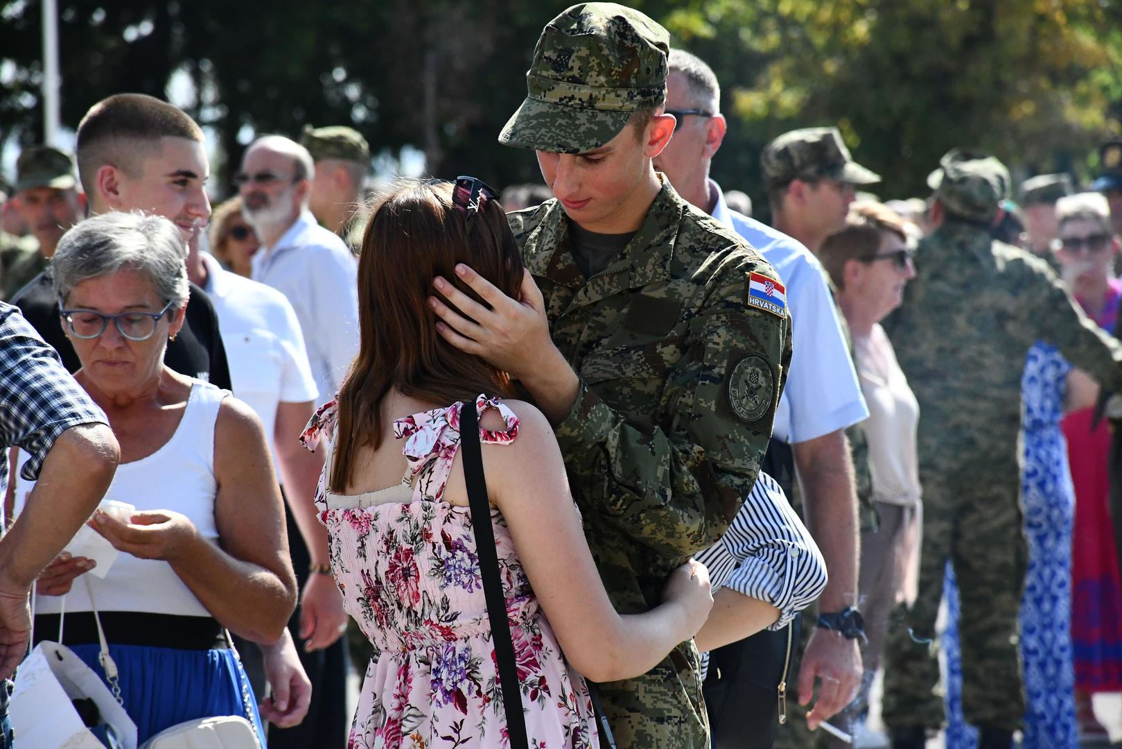 30.08.2024., Pozega - Predsjednik Republike i vrhovni zapovjednik Oruzanih snaga Republike Hrvatske Zoran Milanovic sudjelovao je na svecanoj prisezi 43. narastaja rocnih vojnika na dragovoljnom vojnom osposobljavanju u Pozegi. Photo: Ivica Galovic/PIXSELL