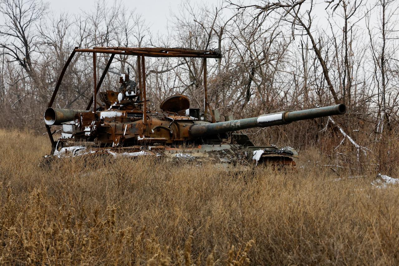 Views of Russian-controlled Avdiivka town in Donetsk region