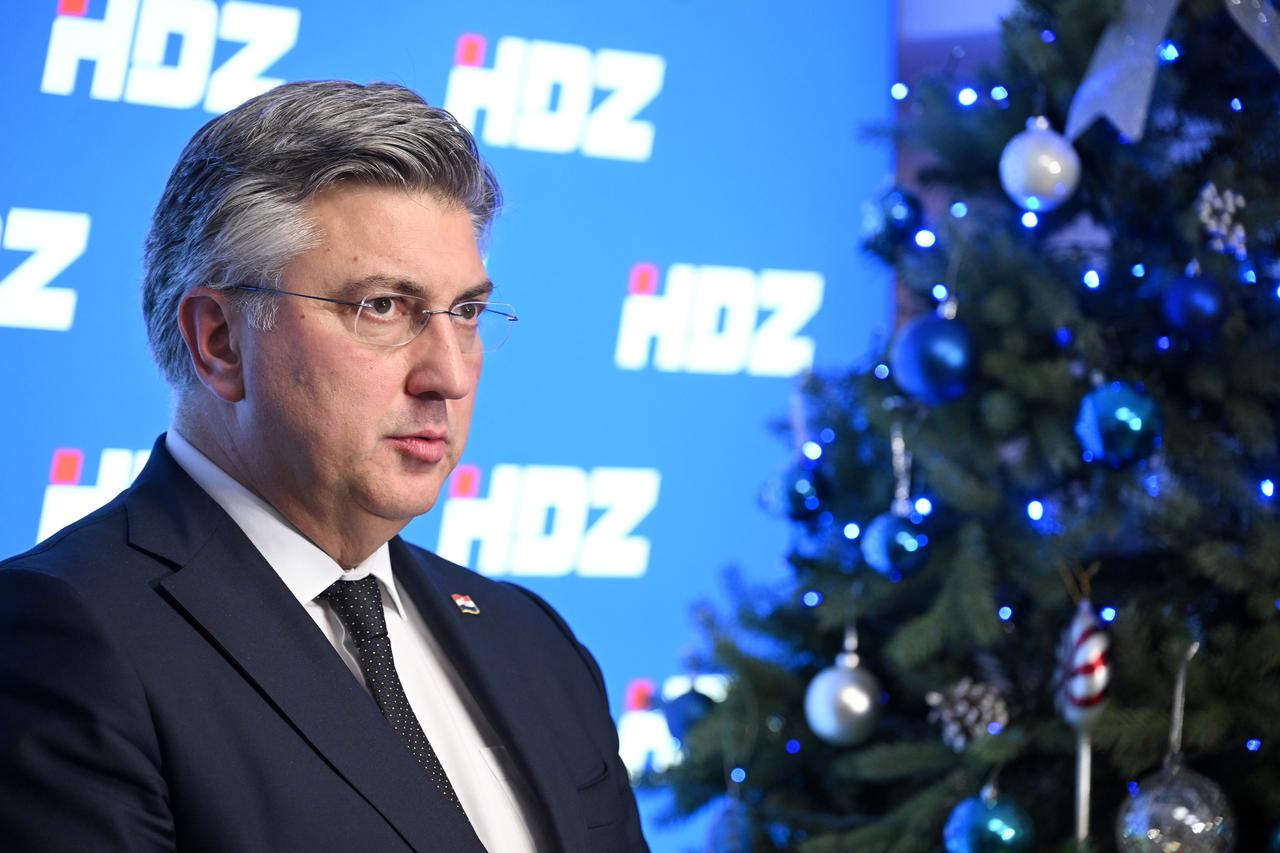 Zagreb: Andrej Plenković dao je izjavu nakon sjednice Predsjedništva HDZ-a