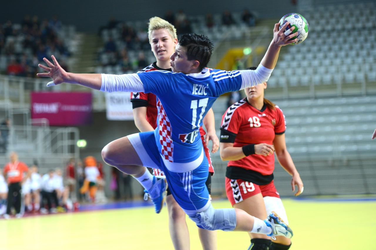 29.11.2014., Arena Varazdin, Varazdin - Prijateljska rukometna utakmica izmedju zenskih reprezetacija Hrvatske i Crne Gore. Katarina Jezic Photo: Marko Jurinec/PIXSELL