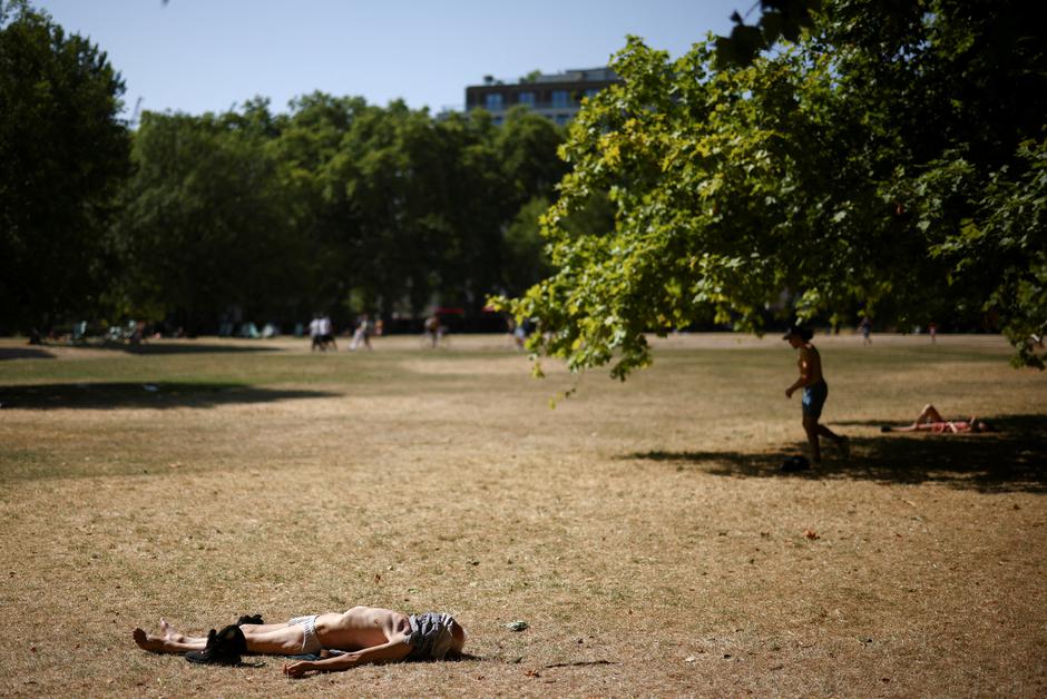 Vrućina i požari u Londonu