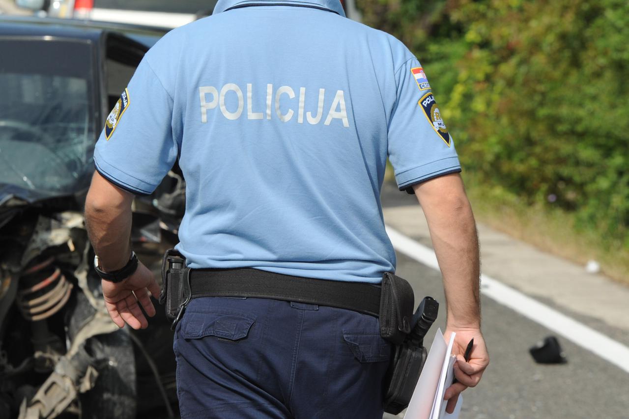 21.06.2014., Sibenik -  Regulacija i kontrola prometa  policijskih sluzbenika Sibensko-kninske zupanije. Photo: Hrvoje Jelavic/PIXSELL