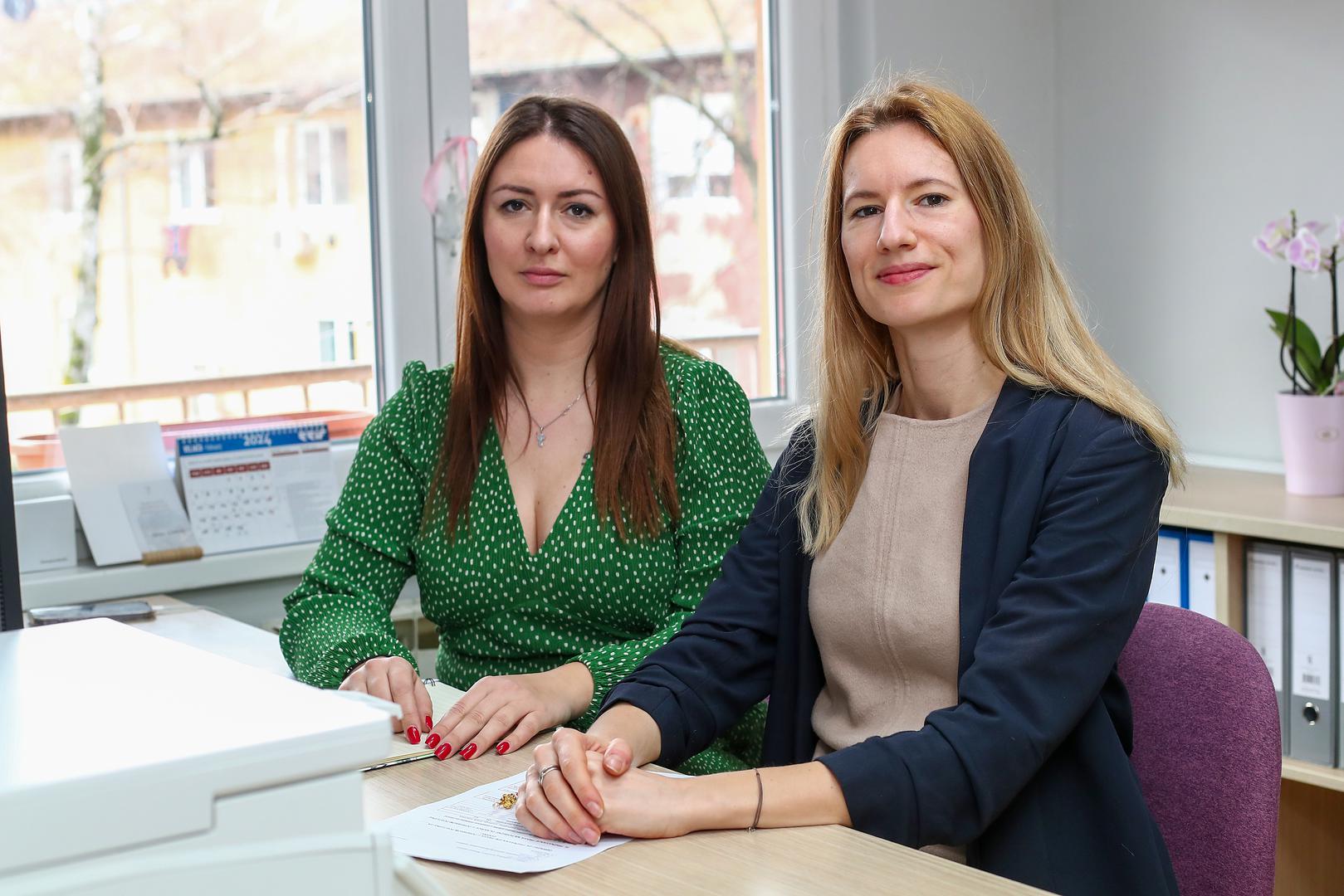 13.02.2024., Zagreb -  Nikolina Lovrencic i Sladana Ristic. Photo: Matija Habljak/PIXSELL