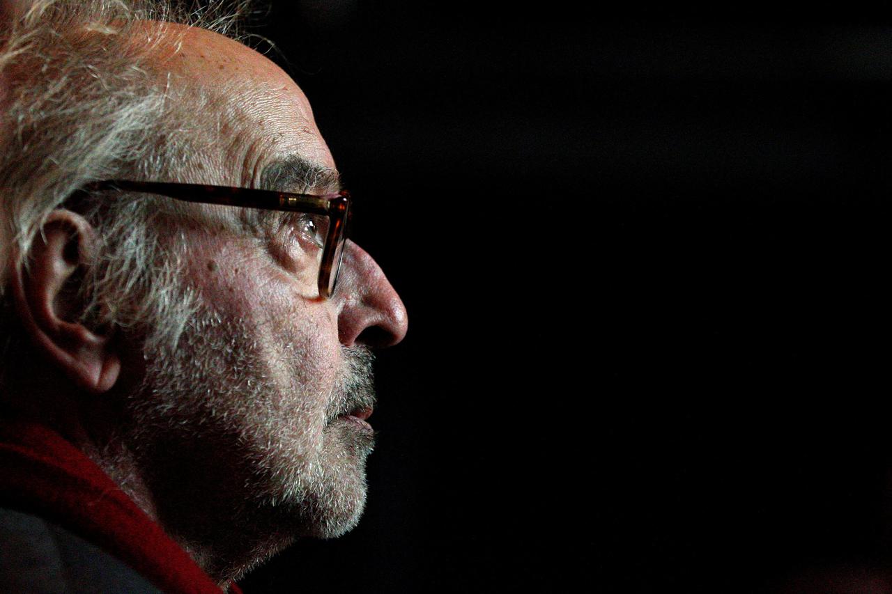 FILE PHOTO: French-Swiss film director Godard attends the 2010 Swiss Federal "Grand Prix Design" award ceremony in Zurich