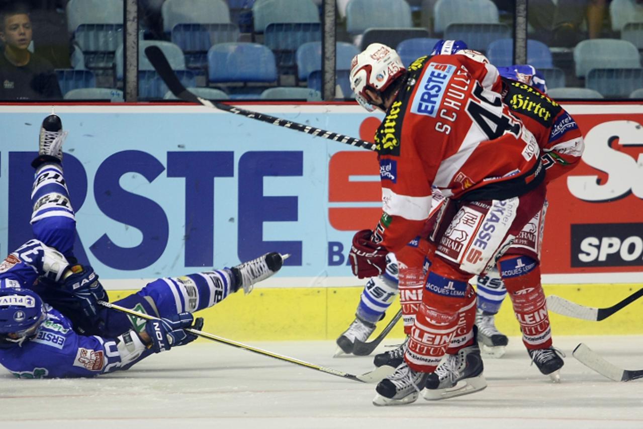 '04.09.2010.,Ledena dvorana Doma sportova,Zagreb - Odrzan Memorijalni turnir Ferdo Spajic.KHL Medvescak - HC KAC Klagenfur. Photo: Jurica Galoic/PIXSELL'