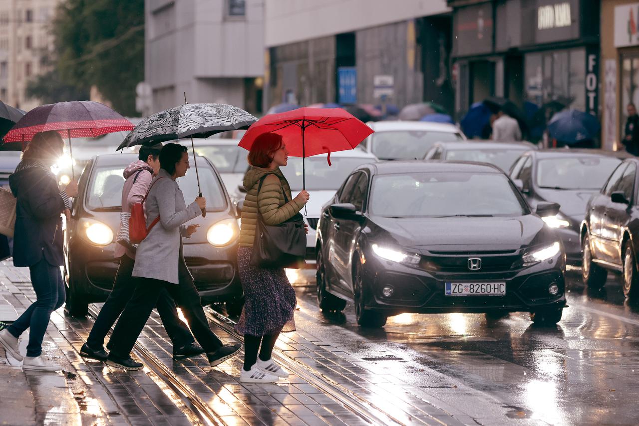 Zagreb: Ciklona donijela kišu i nestabilno vrijeme