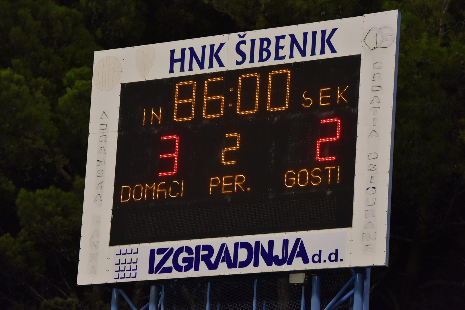 18.09.2020., Sibenik - Hrvatski Telekom prva liga, 5. kolo, HNK Sibenik - NK Lokomotiva. Photo: Hrvoje Jelavic/PIXSELL