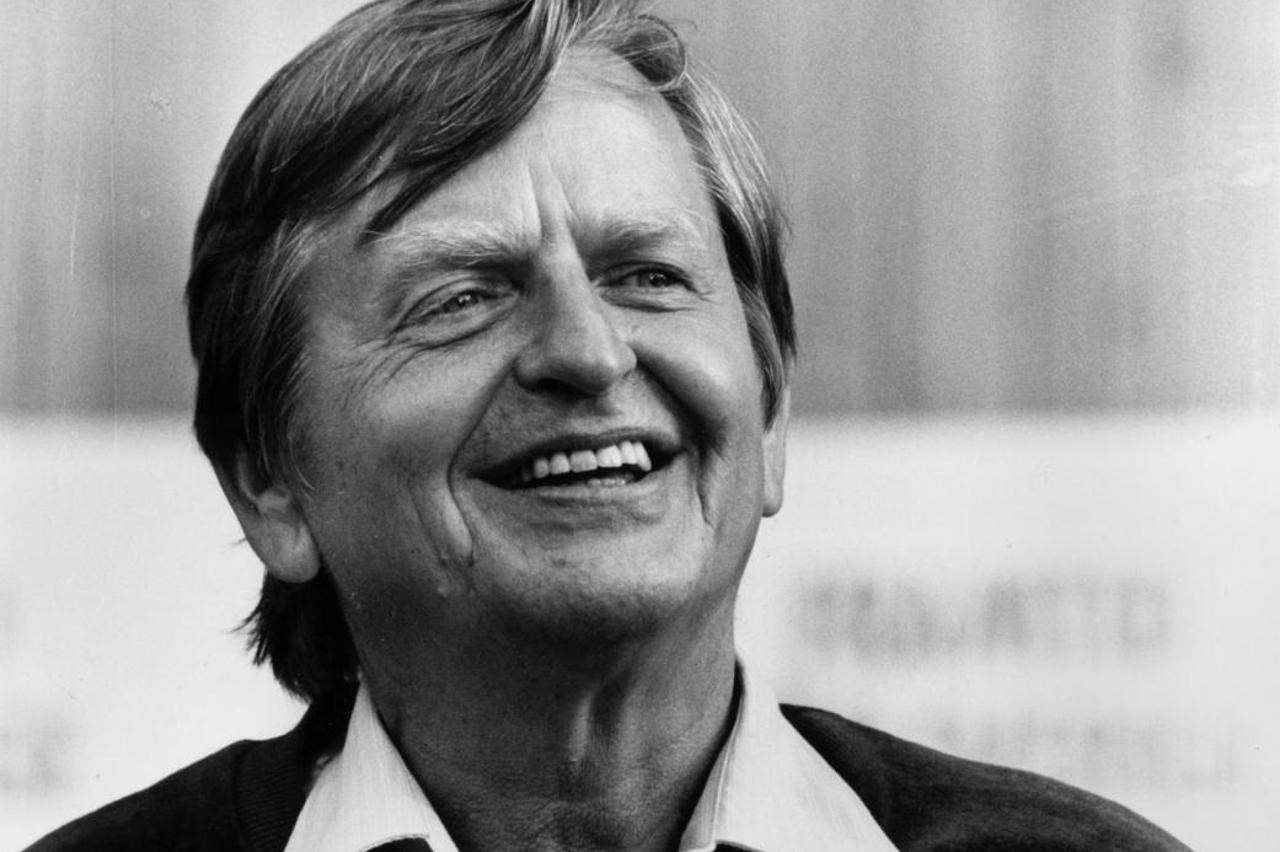 The Swedish politican Olof Palme photographed 1975