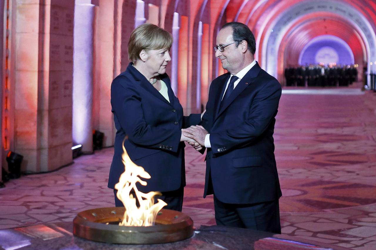 Merkel Hollande