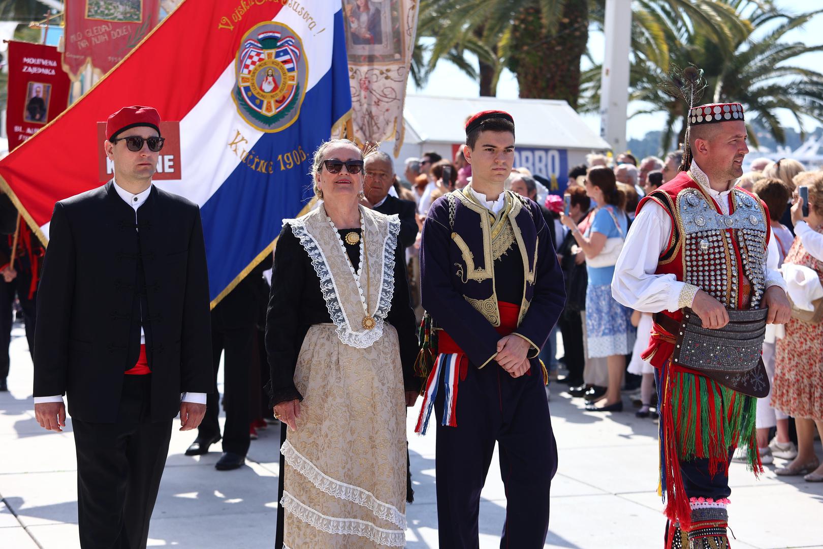 07.05.2023., Split - Procesija i misa povodom blagdana sv. Dujma. Photo: Miroslav Lelas/PIXSELL