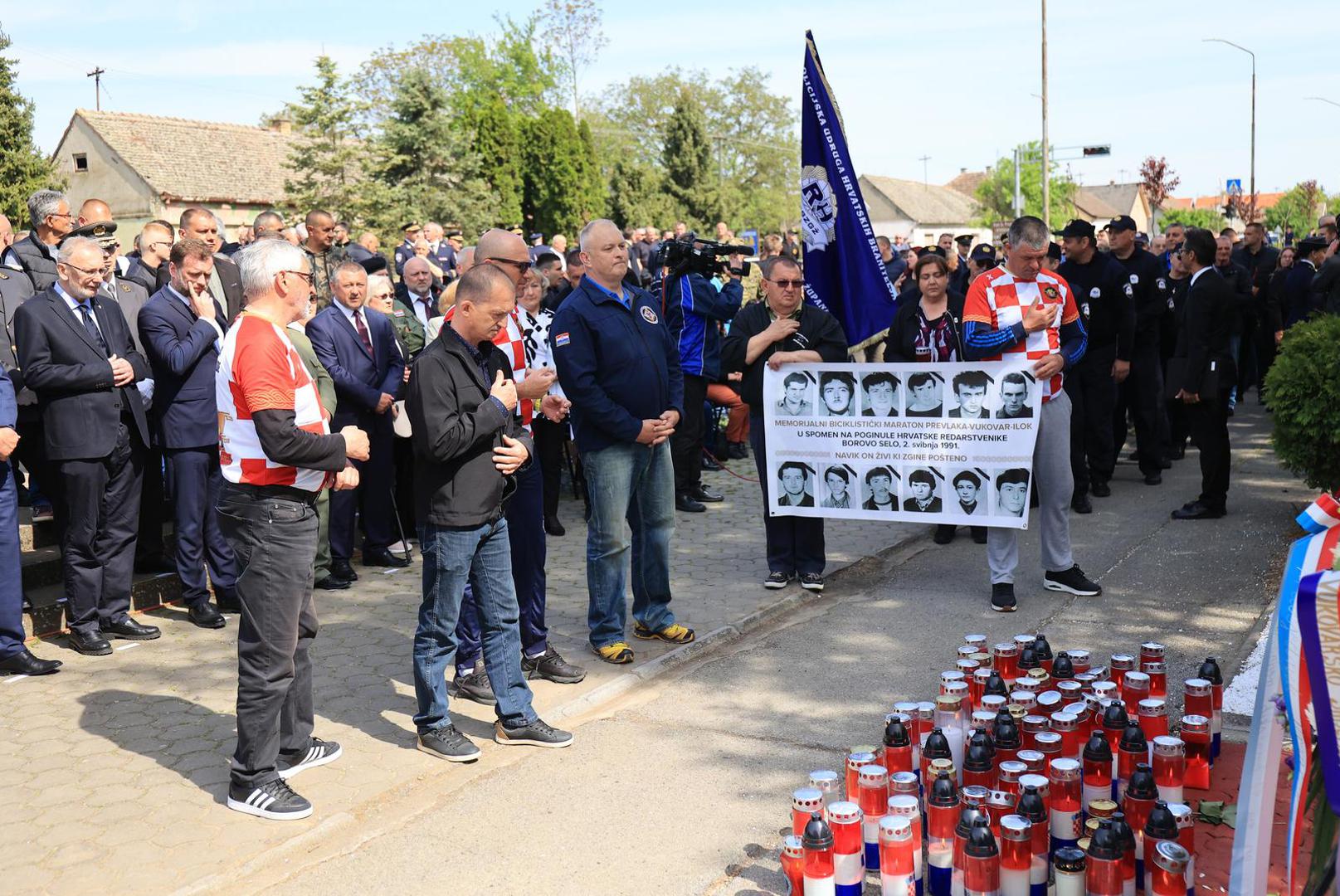 02.05.2022., Borovo - Obiljezavanje 31. obljetnice stradavanja dvanaestorice hrvatskih redarstvenika - Memorijal 12 redarstvenika.
  Photo: Davor Javorovic/PIXSELL