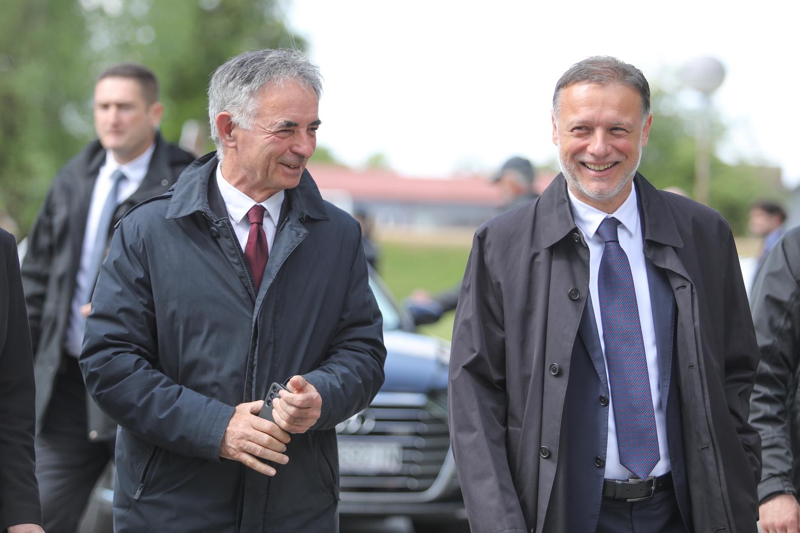 21.04.2024., Jasenovac - Povodom dana sjecanja na zrtve ustaskog logora u Jasenovcu odrzana je komemoracija te kolona sjecanja. Photo: Luka Batelic/PIXSELL