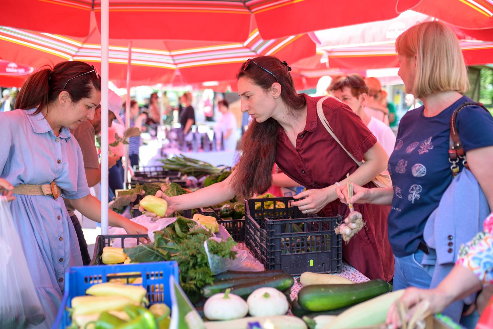 06.06.2024., Zagreb - Otvorena je prva zagrebacka eko trznica na Jarunu u sklopu trznice. Photo: Igor Soban/PIXSELL