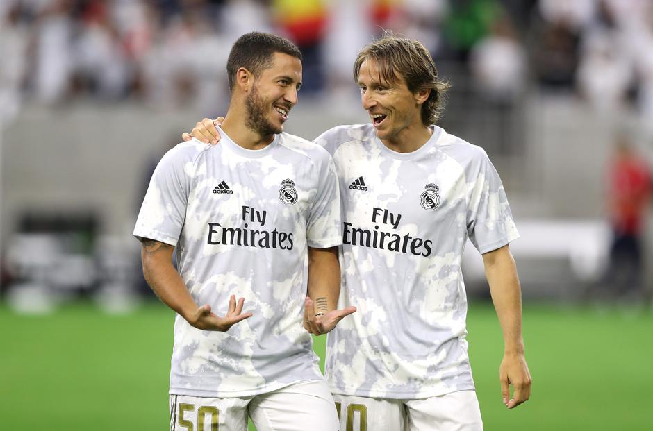 Luka Modrić i Eden Hazard